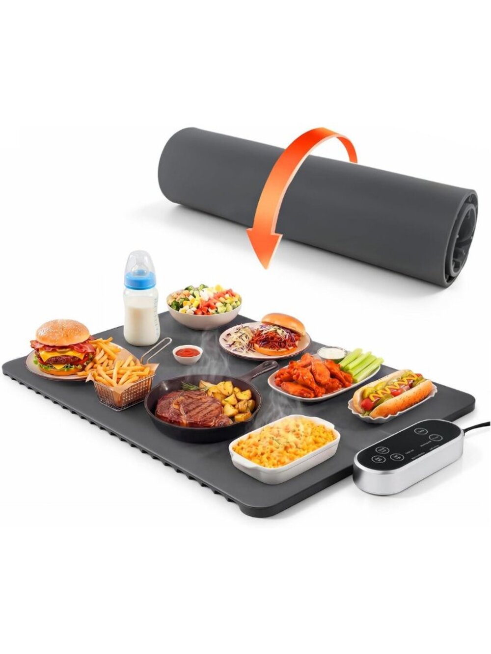 Electric Warming Mat for Food - Heat Retaining Food Heating Pad, Kitchen